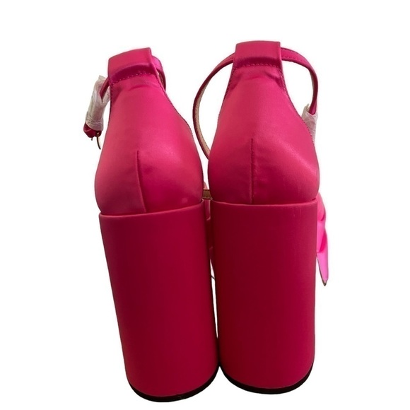 Steve Madden NWT Charlize Platform in Pink Size 9.5 Barbie Core - Picture 5 of 7